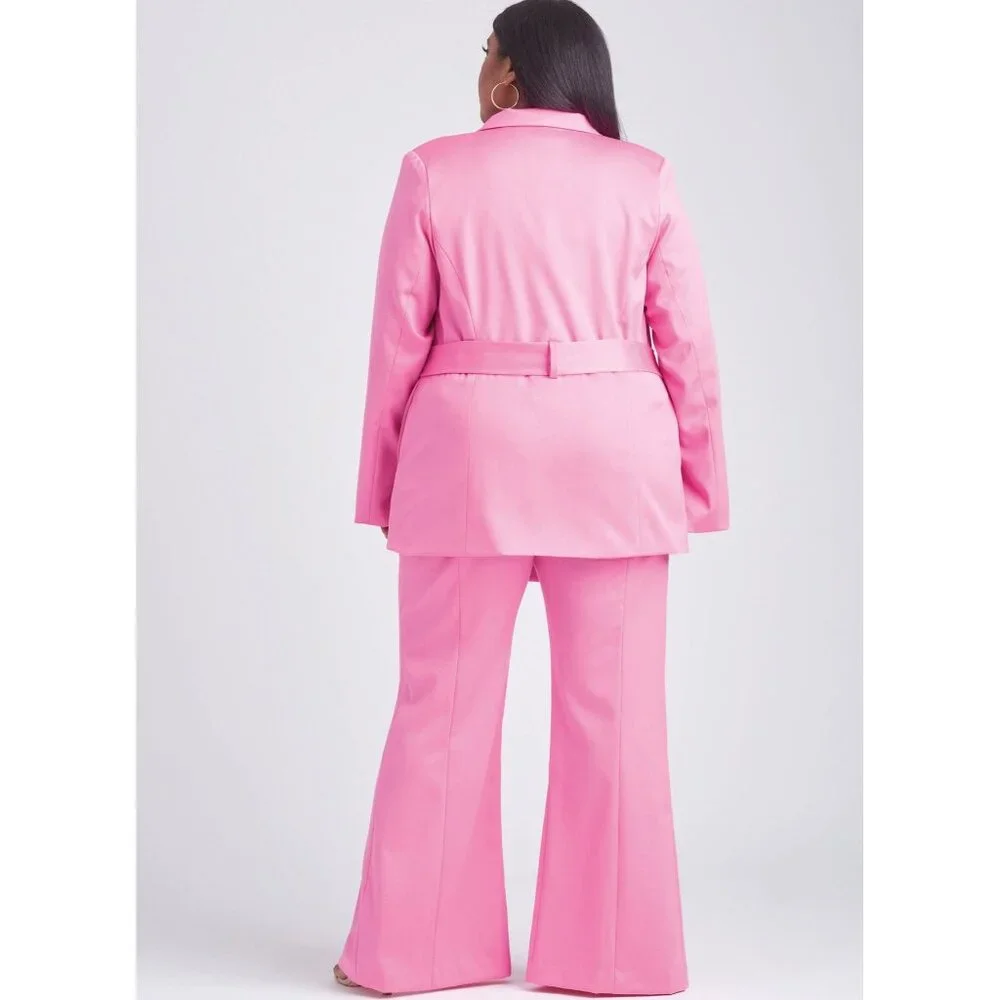 Simplicity Sewing Pattern 9688 Jacket‎ with Tie Belt Womens Size 30W-38W